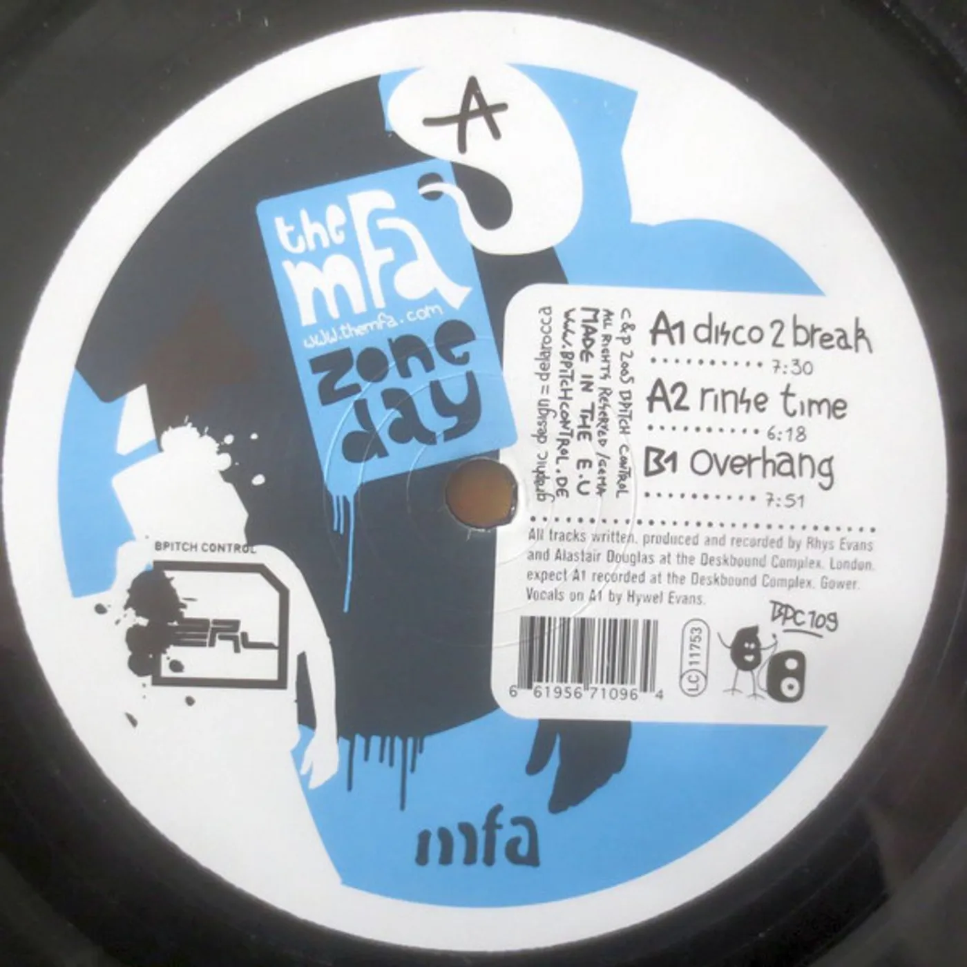 The MFA Zone Day Vinyl Record