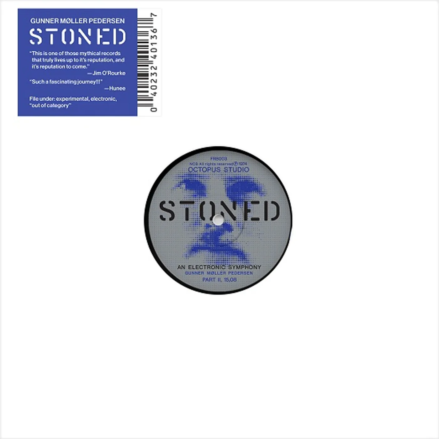 Gunner Møller Pedersen STONED Vinyl Record