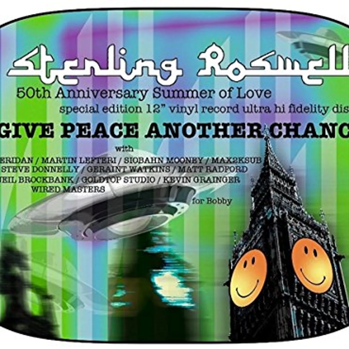 Sterling Roswell GIVE PEACE ANOTHER CHANCE (REMIX) Vinyl Record