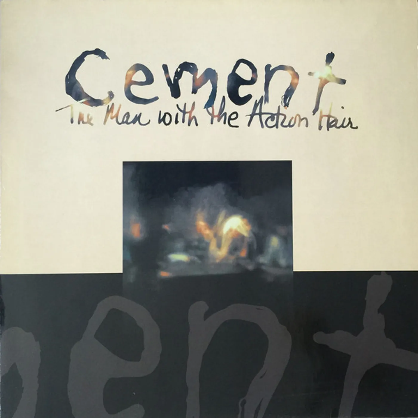 Cement MAN WITH THE ACTION HAIR Vinyl Record