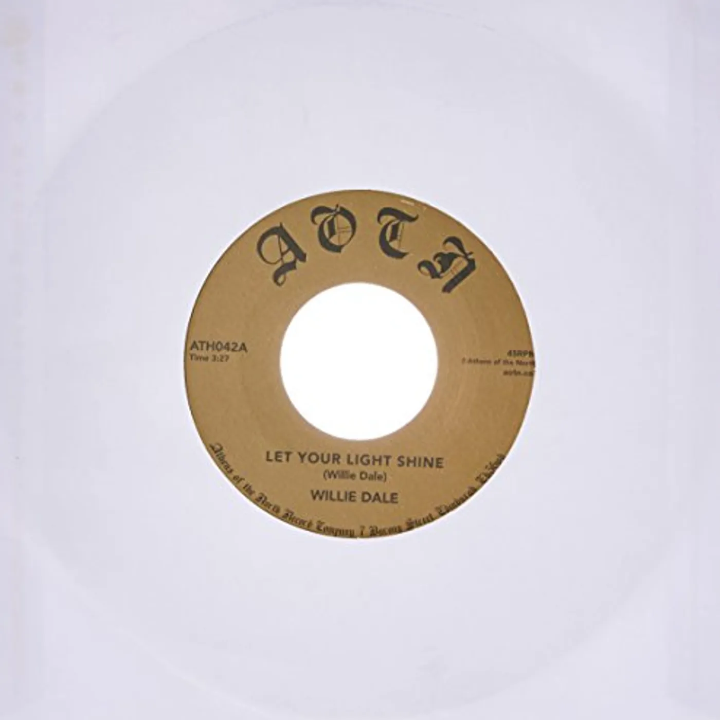 Willie Dale Let Your Light Shine Vinyl Record