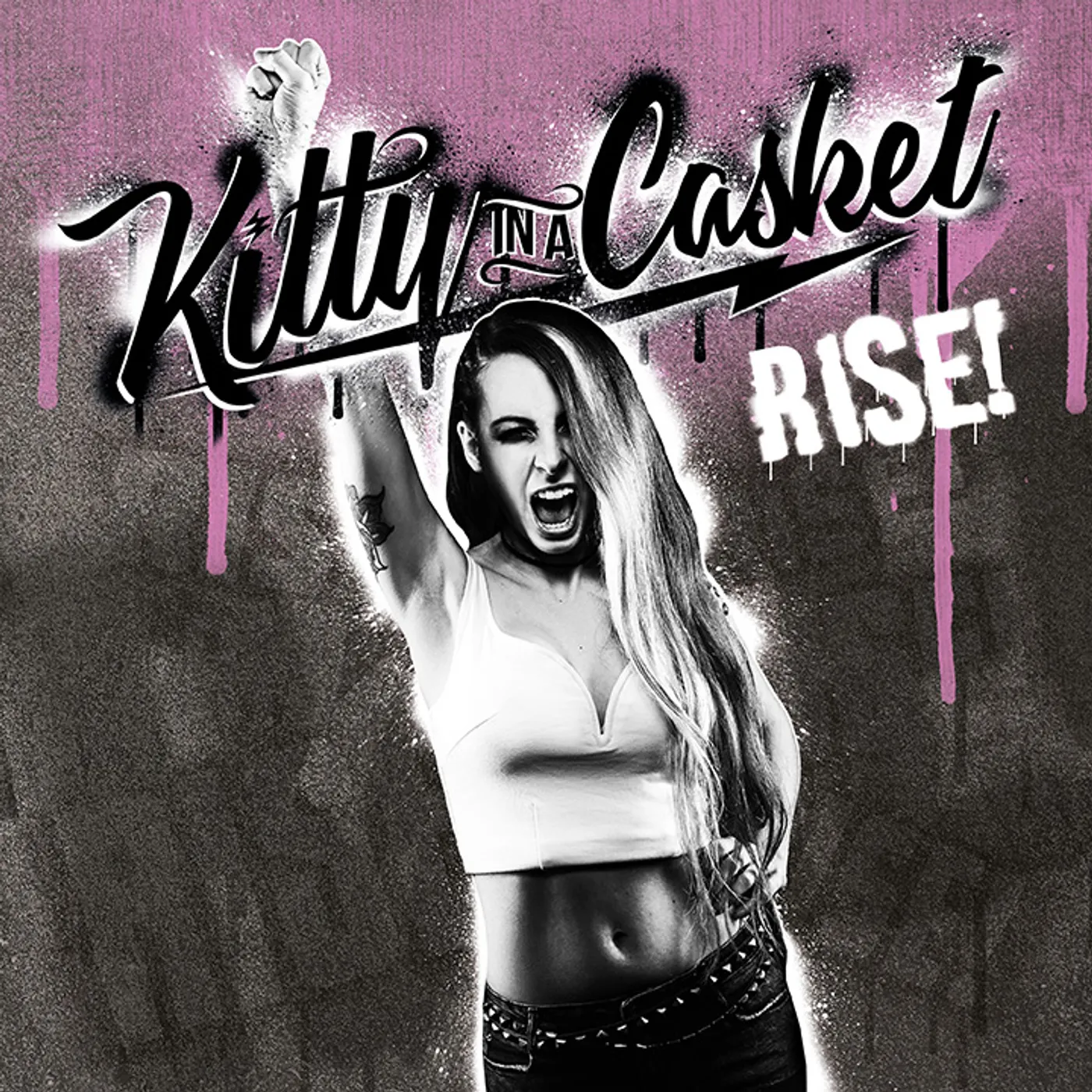 Kitty In A Casket Rise Vinyl Record