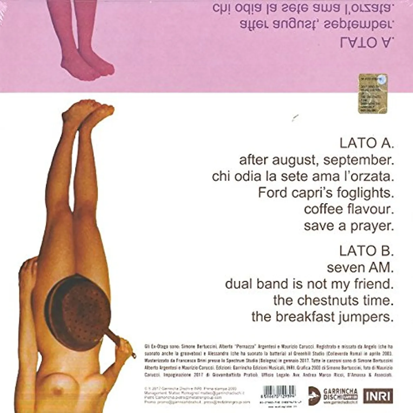 Ex-Otago CHESTNUTS TIME Vinyl Record