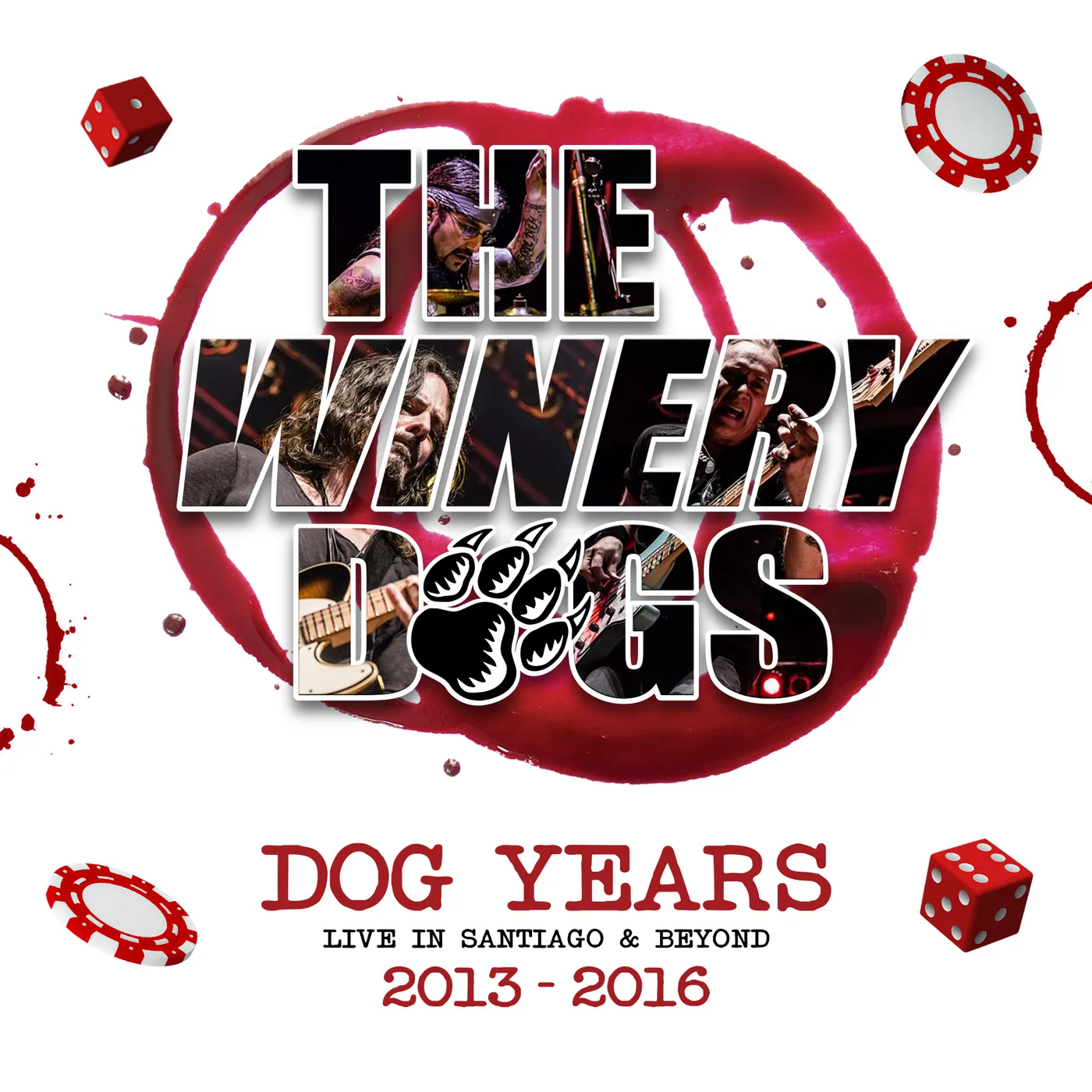 The Winery Dogs DOG YEARS - LIVE IN SANTIAGO & BEYOND Blu-ray