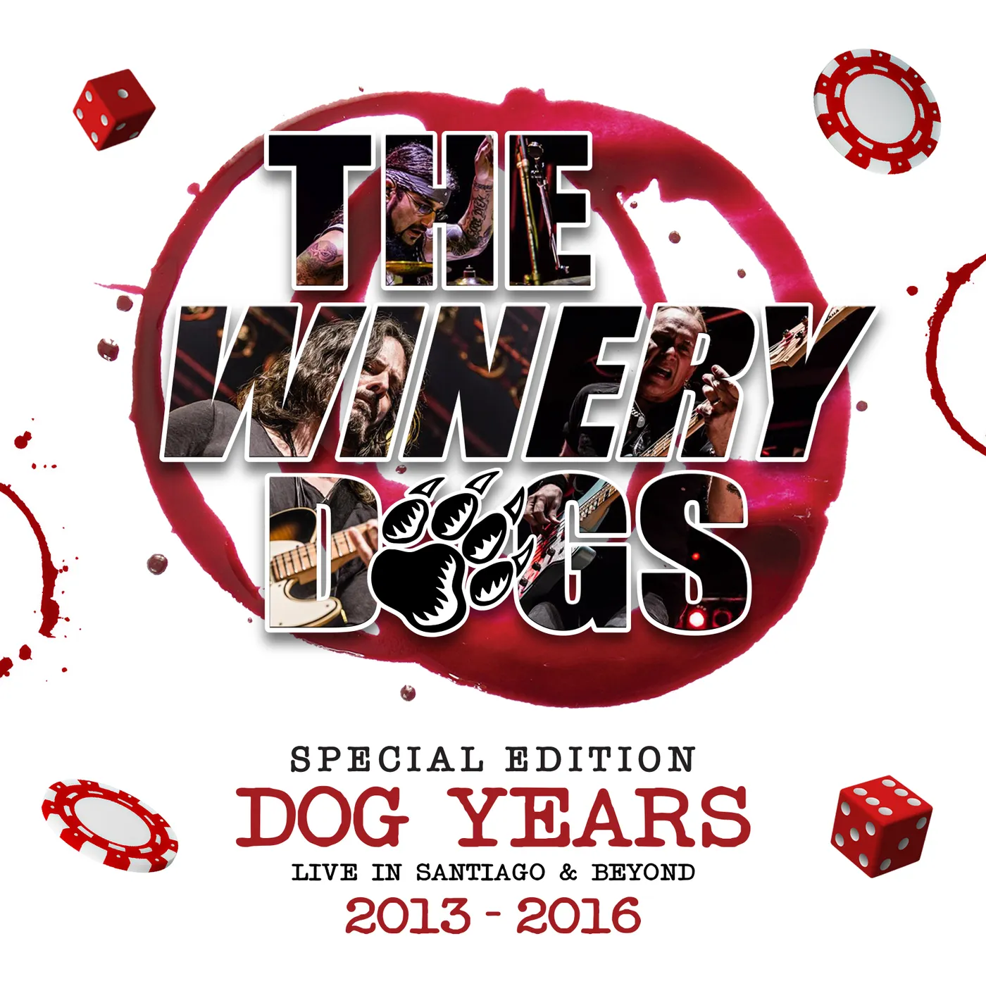 The Winery Dogs DOG YEARS LIVE IN SANTIAGO & BEYOND 2013-2016 Blu-ray