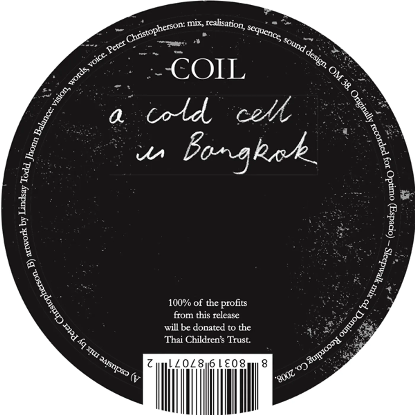 Coil COLD CELL IN BANGKOK Vinyl Record