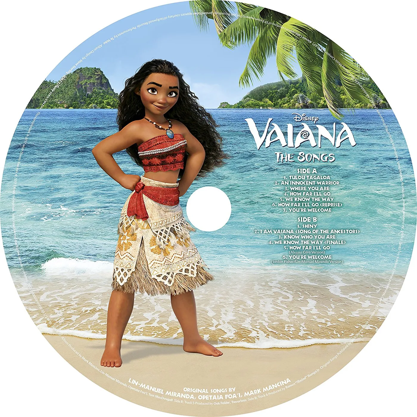 MOANA (PICTURE DISC) / O.S.T. Vinyl Record - Picture Disc, Holland Release