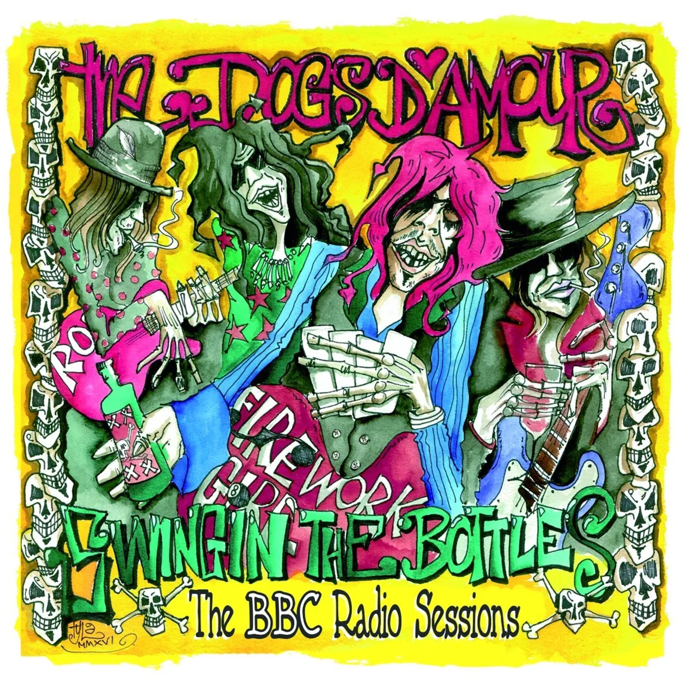 The Dogs D'Amour SWINGIN THE BOTTLES: BBC RADIO SESSIONS Vinyl Record