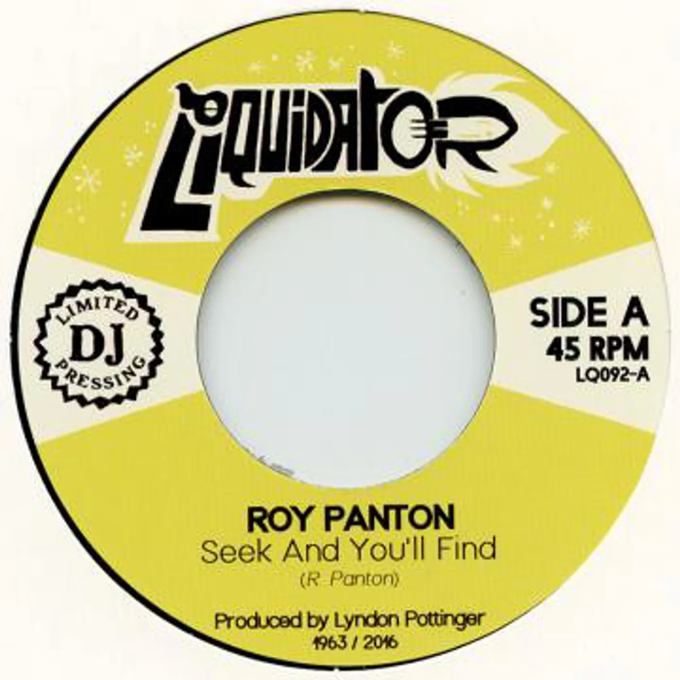 Roy Panton SEEK & YOU'LL FIND Vinyl Record