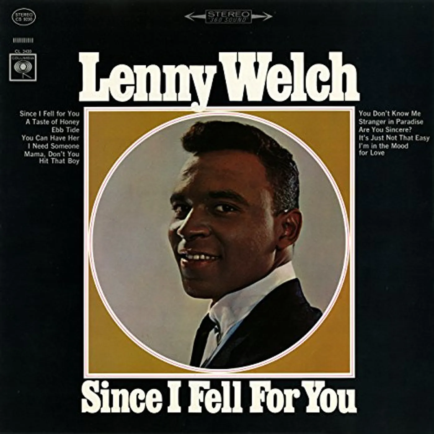 Lenny Welch SINCE I FELL FOR YOU CD