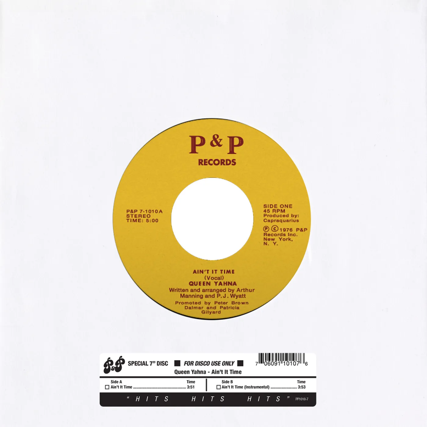 Queen Yahna Ain't It Time Vinyl Record