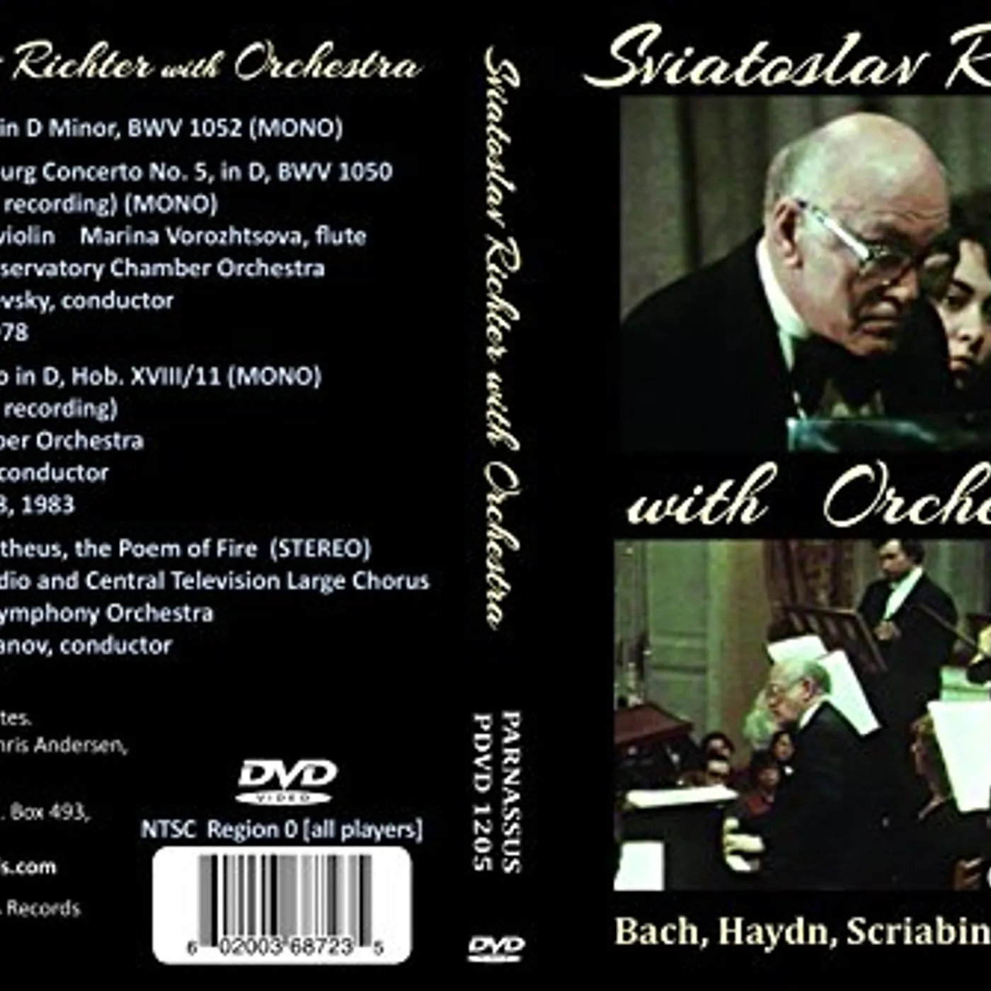 SVIATOSLAV RICHTER WITH ORCHESTRA DVD
