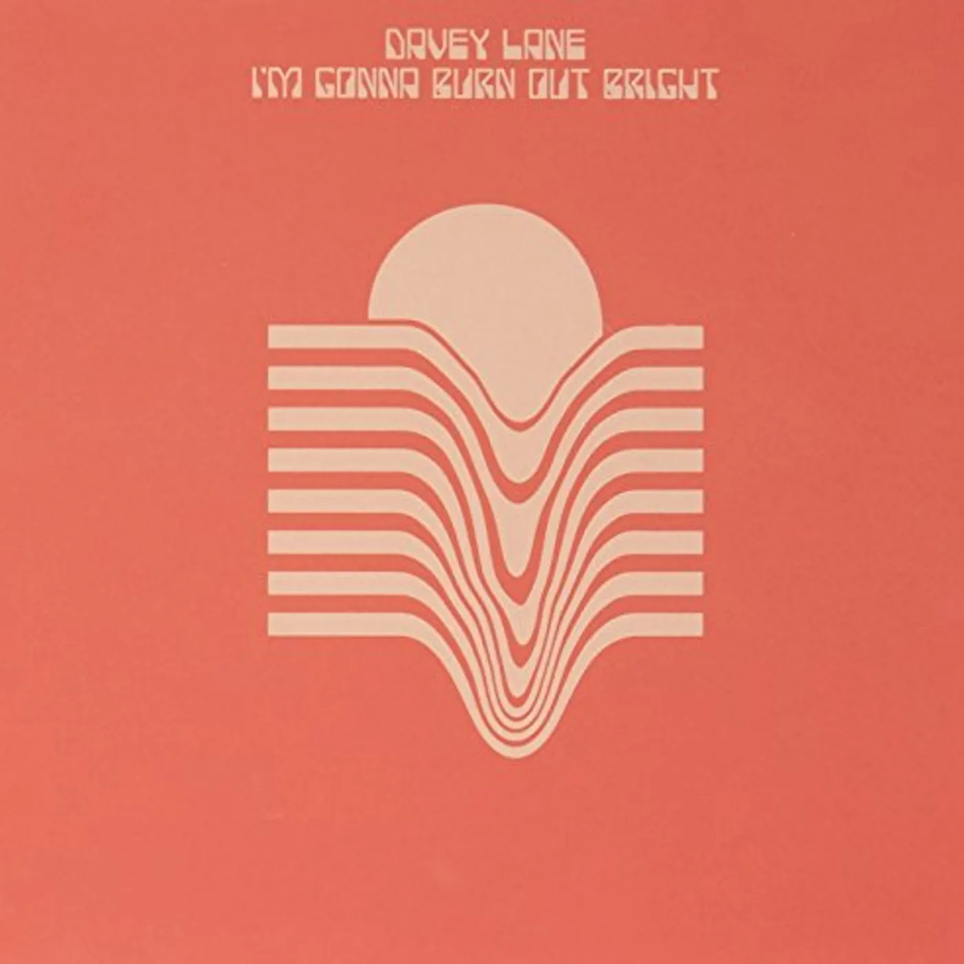 Davey Lane I'M GONNA BURN OUT BRIGHT CD