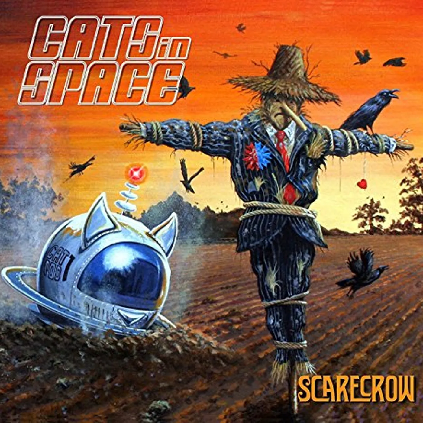 Cats in Space Scarecrow Vinyl Record