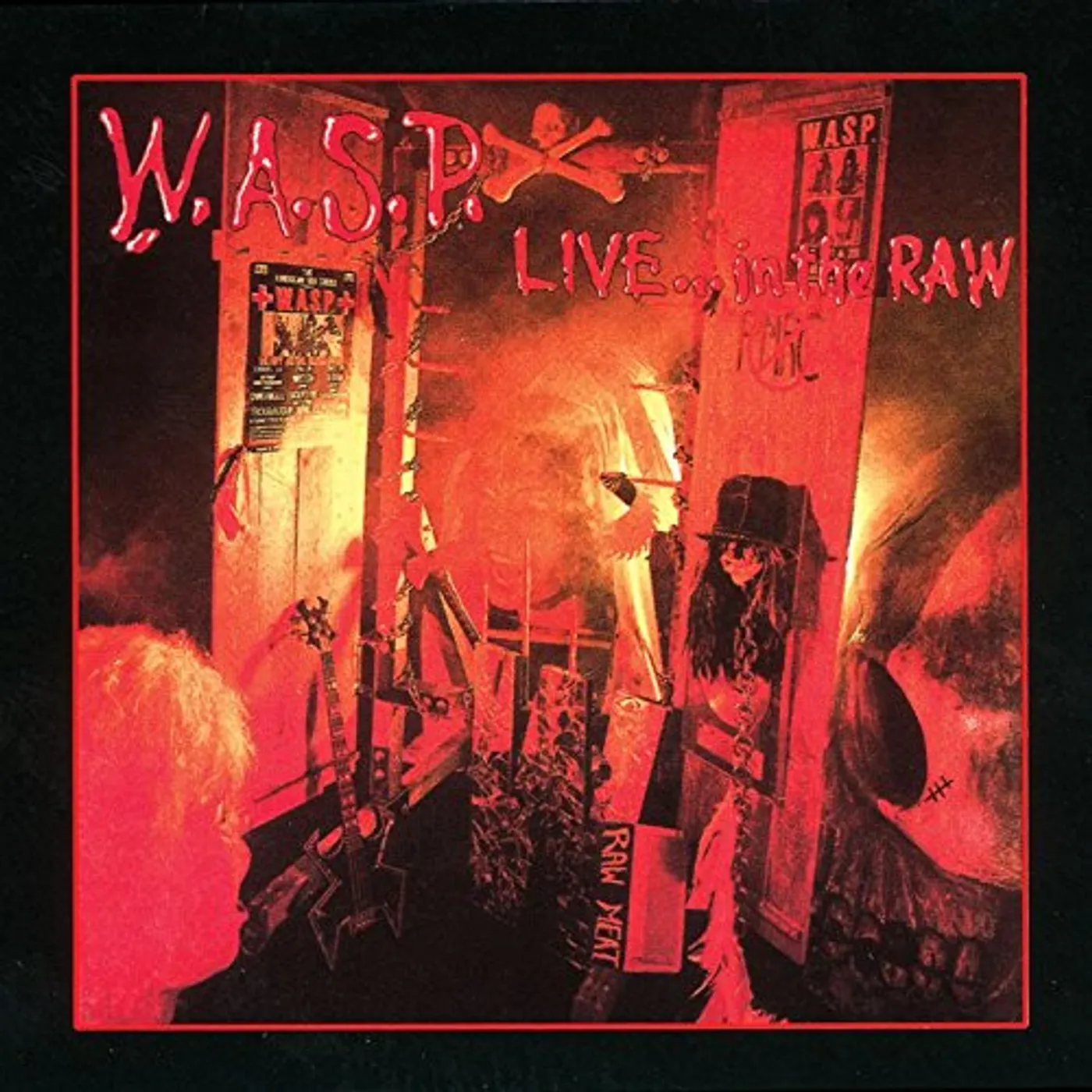 W.A.S.P. LIVE IN THE RAW Vinyl Record