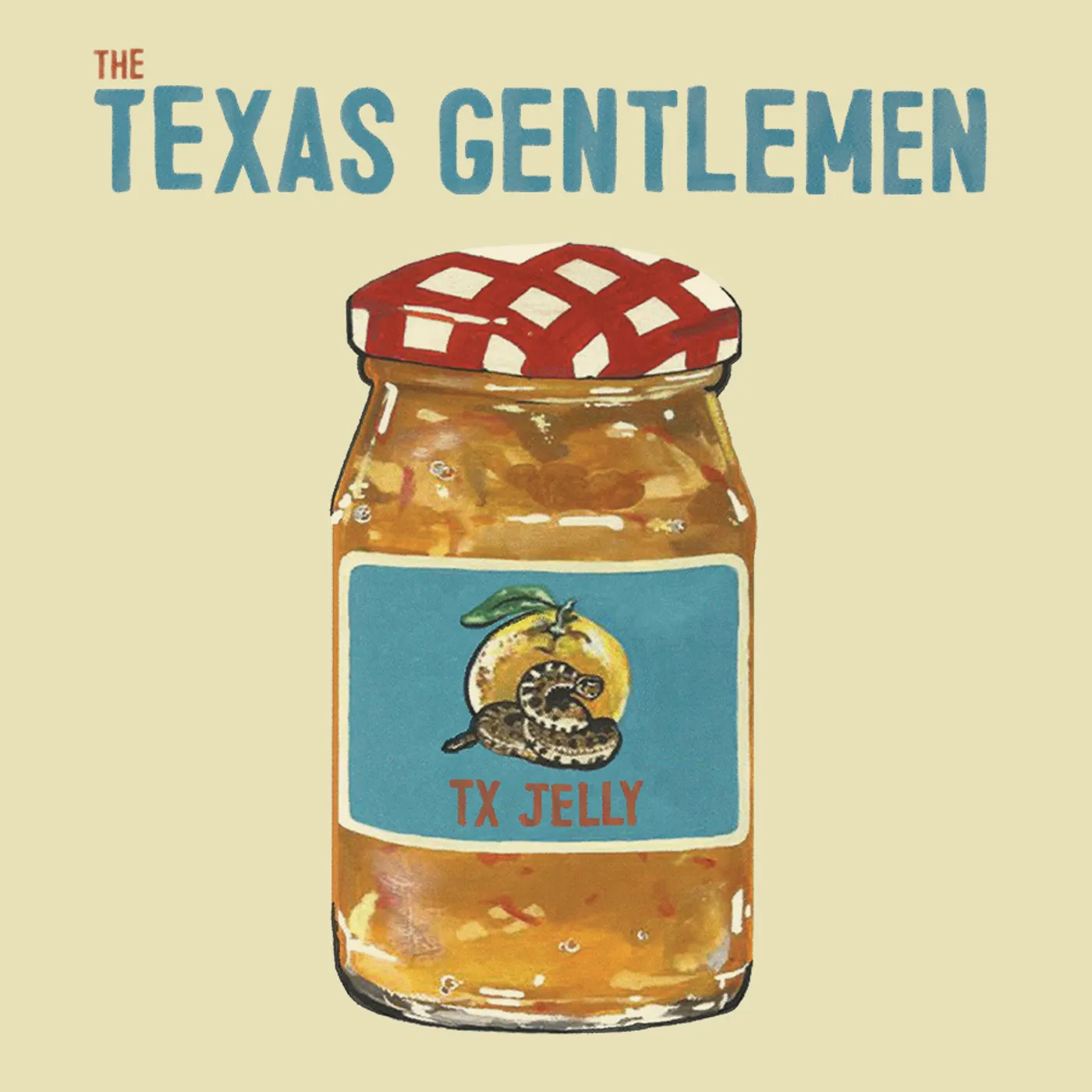 The Texas Gentlemen TX JELLY (150G/MARMALADE ORANGE VINYL/DL CODE) Vinyl Record