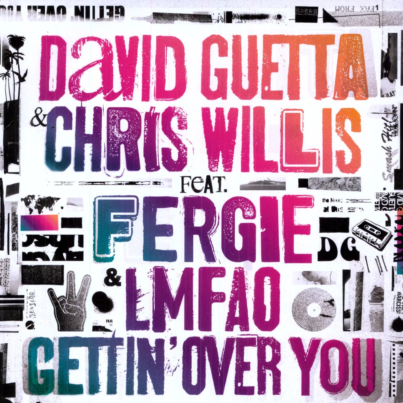 David Guetta GETTIN OVER YOU Vinyl Record