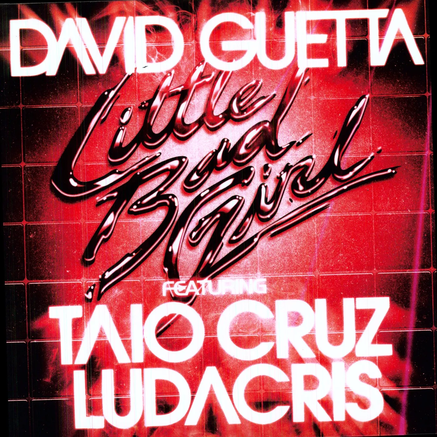 David Guetta Little Bad Girl Vinyl Record