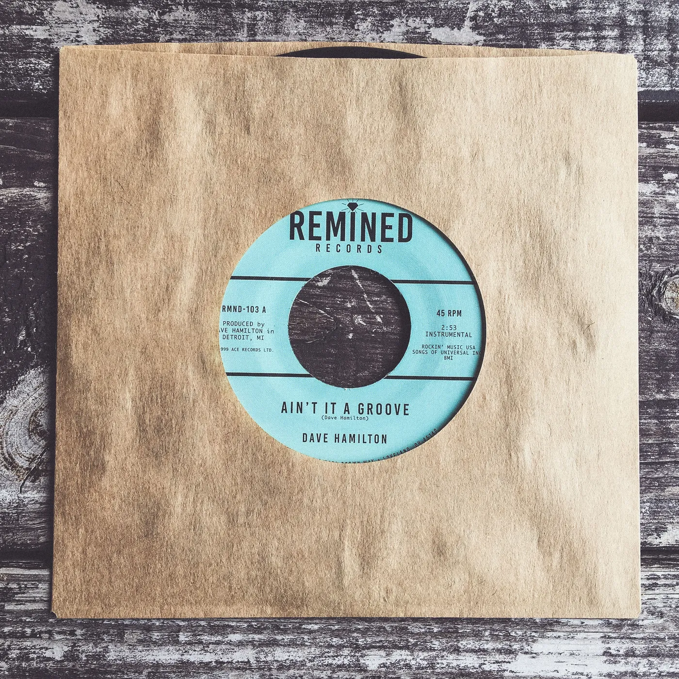 Dave Hamilton AIN'T IT A GROOVE / CAN YOU DIG IT? Vinyl Record