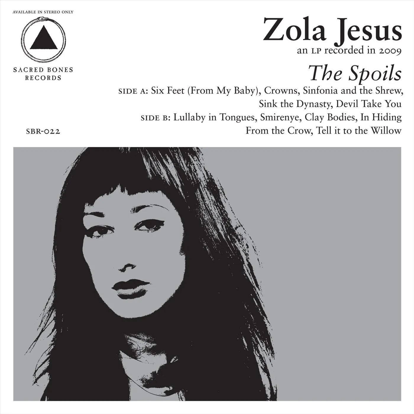 Zola Jesus SPOILS Vinyl Record