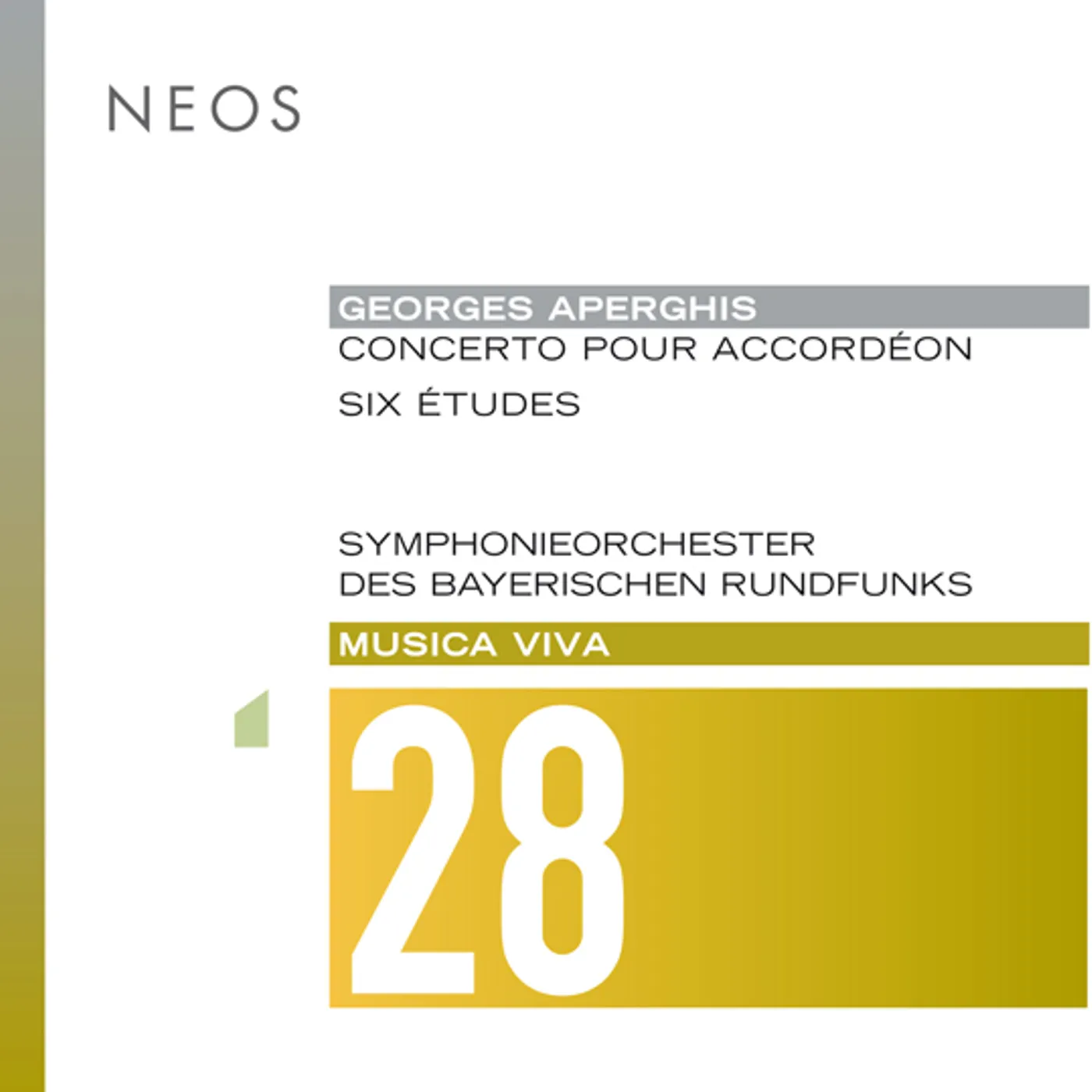 Georges Aperghis MUSICA VIVA 28 CD Super Audio CD