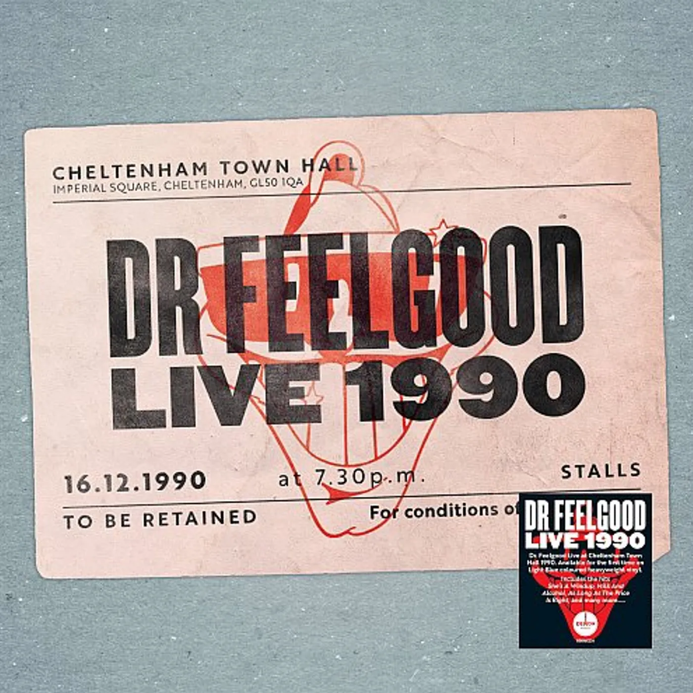 Dr. Feelgood: LIVE 1990 AT CHELTENHAM TOWN HALL Vinyl Record