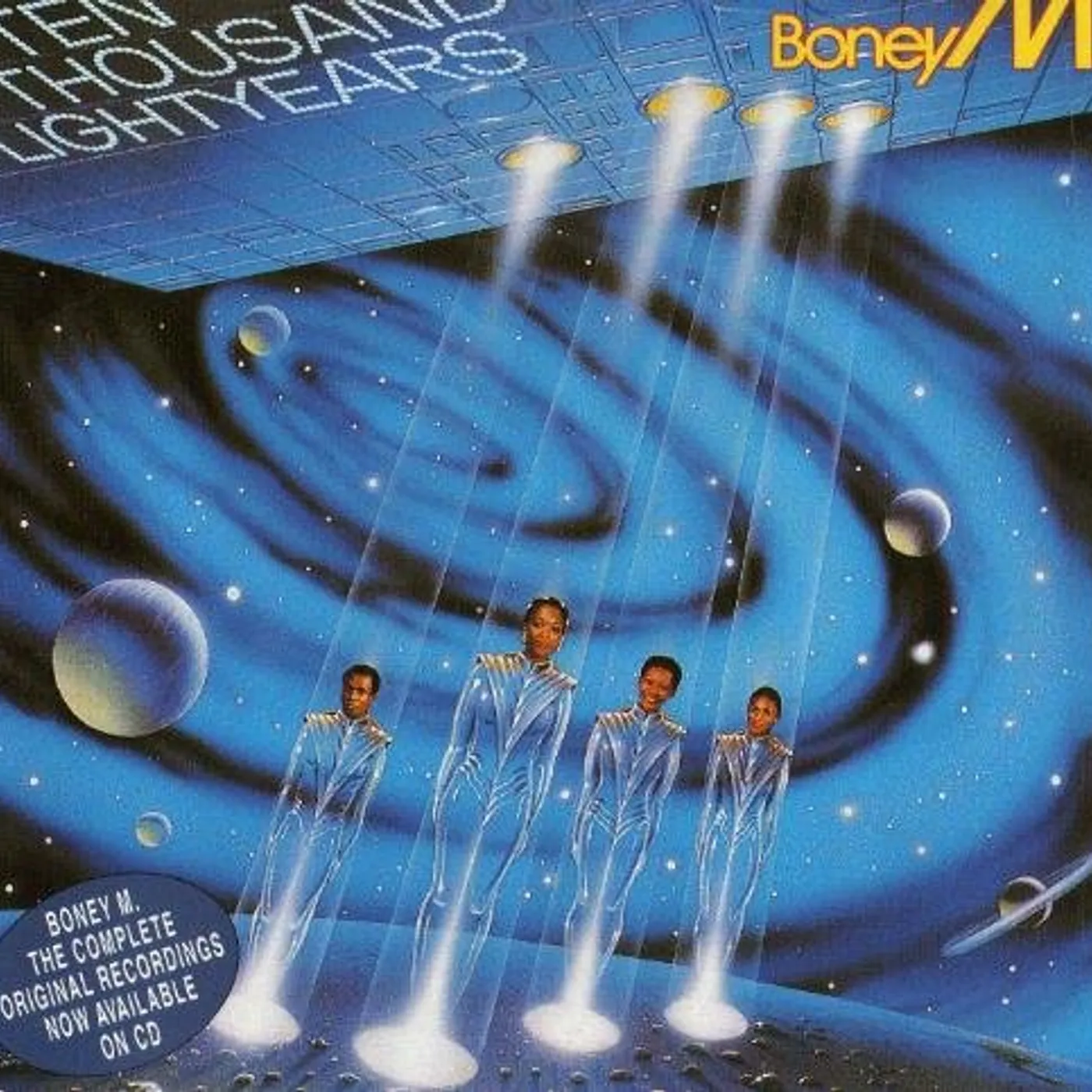 Boney M. 10,000 LIGHTYEARS (1984) Vinyl Record