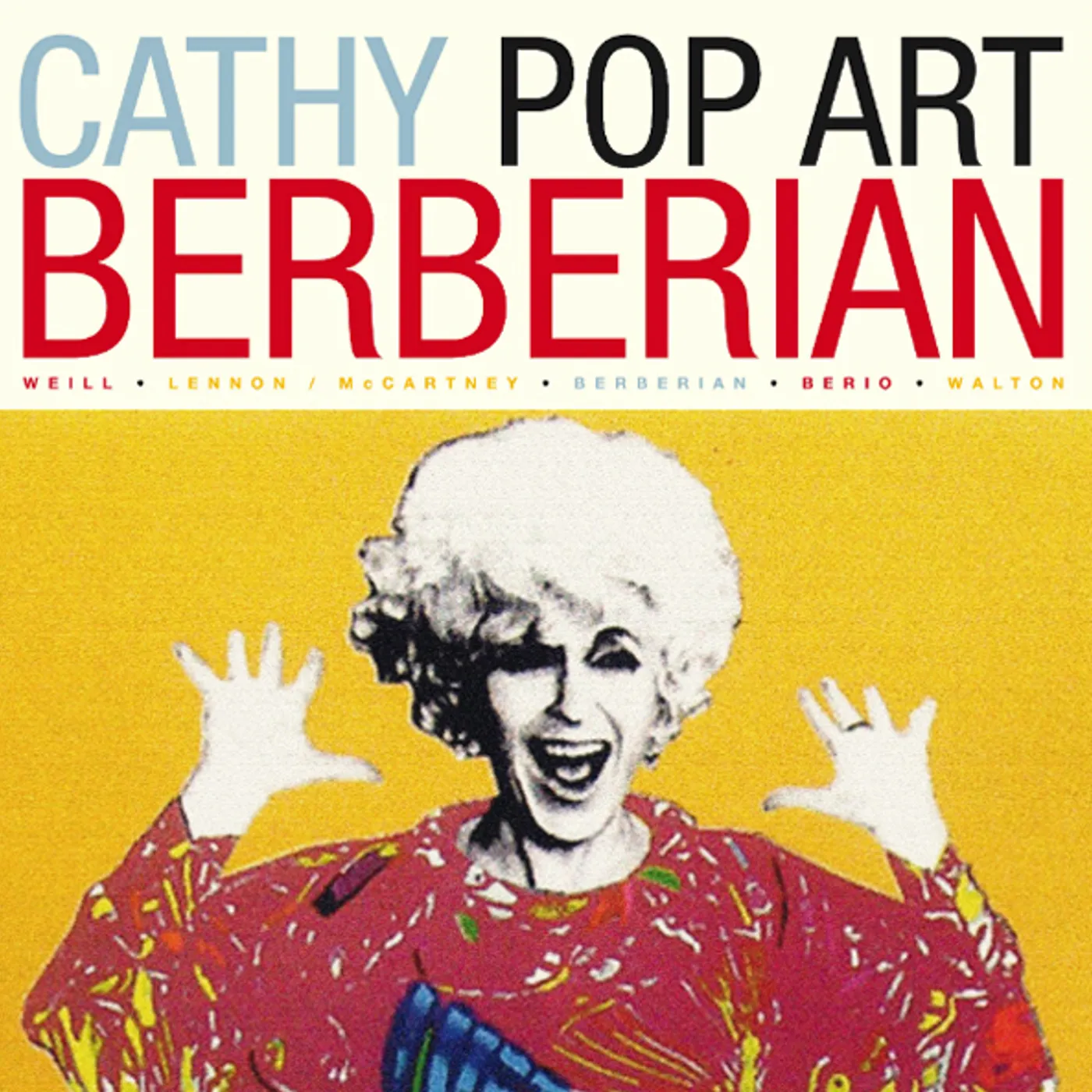 Cathy Berberian POP ART Vinyl Record