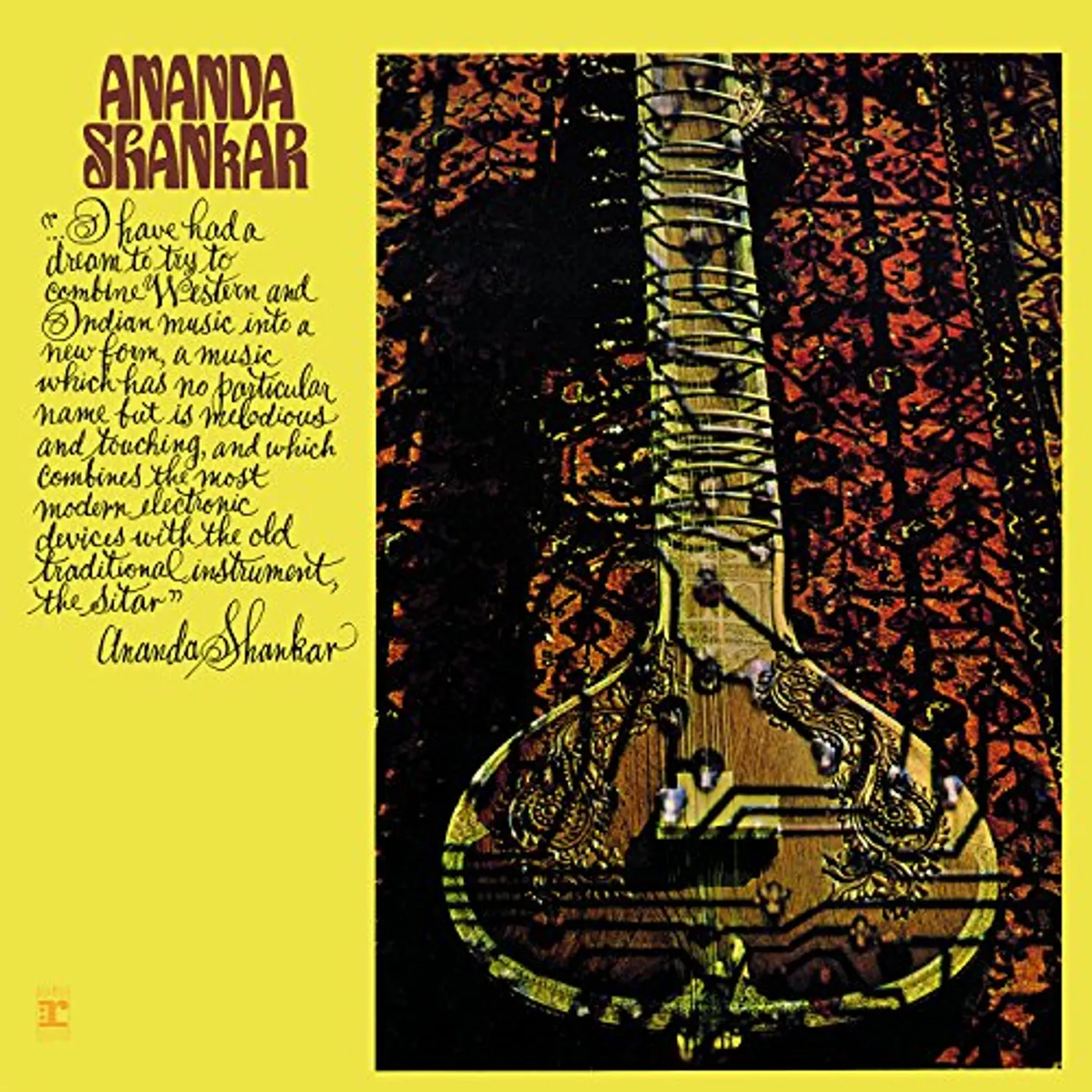 Ananda Shankar Vinyl Record