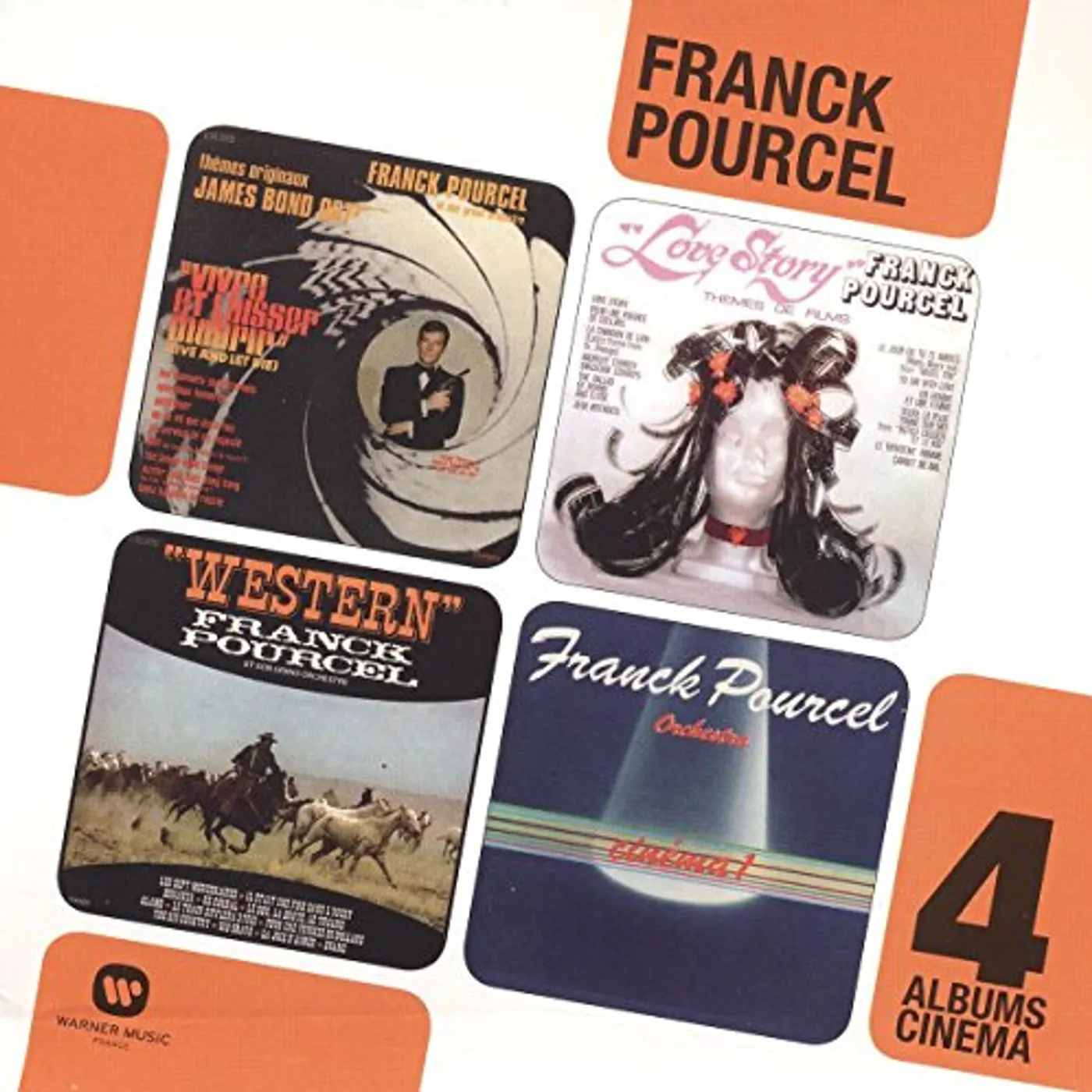 Franck Pourcel COFFRET 4 CD CINÉMA CD