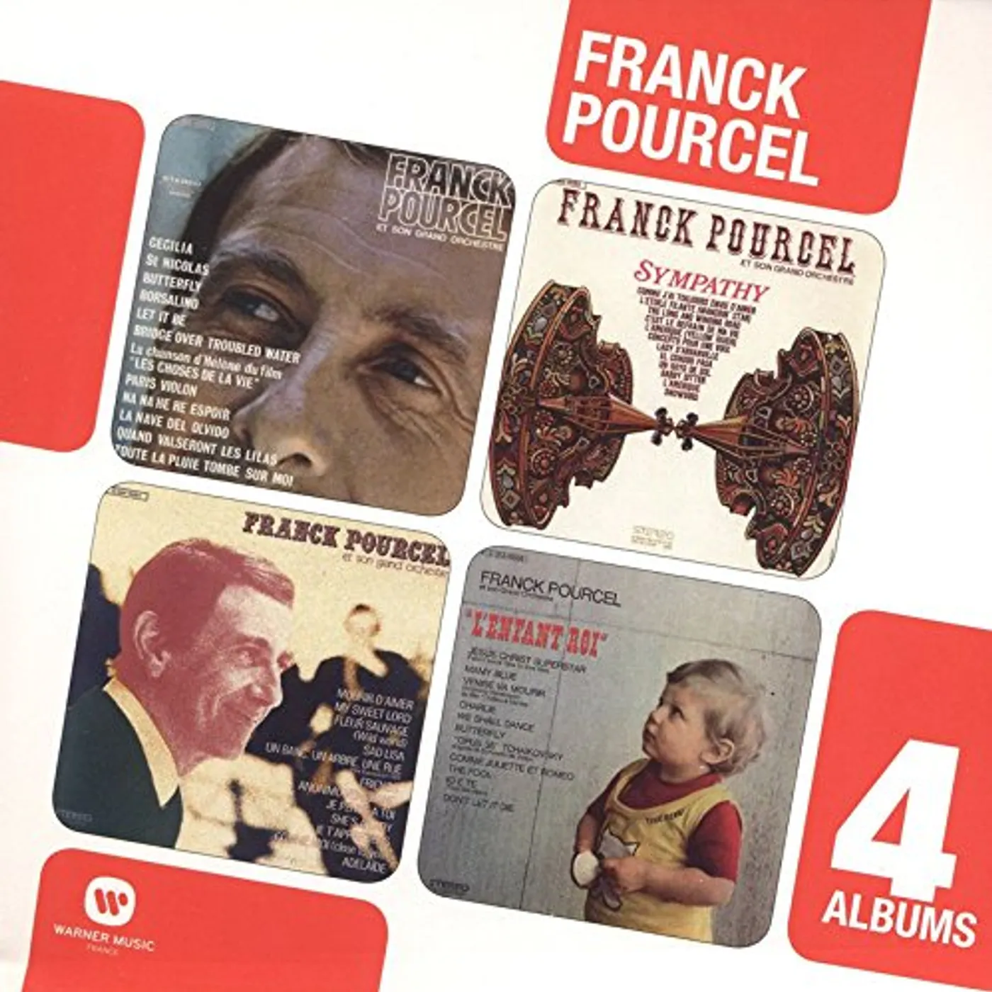 Franck Pourcel COFFRET 4 CD AMOUR, DANSE ET V CD