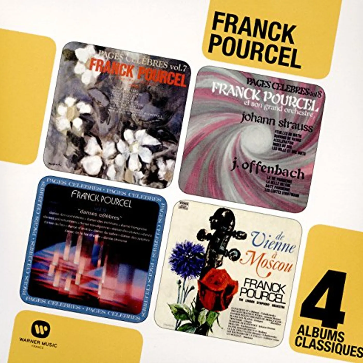 Franck Pourcel COFFRET 4 CD PAGES CLBRES CD