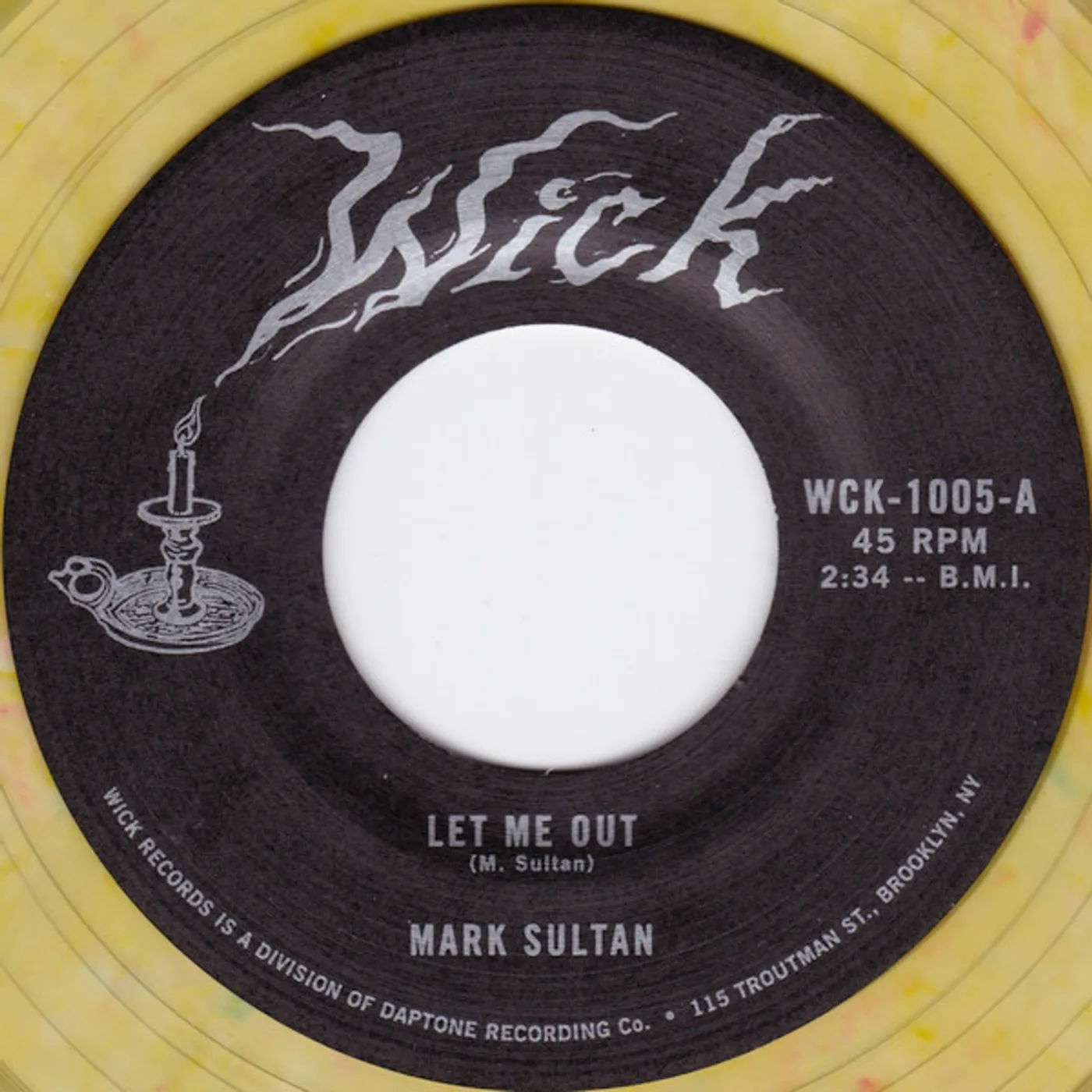 Mark Sultan Let Me Out / Be The Blood Vinyl Record