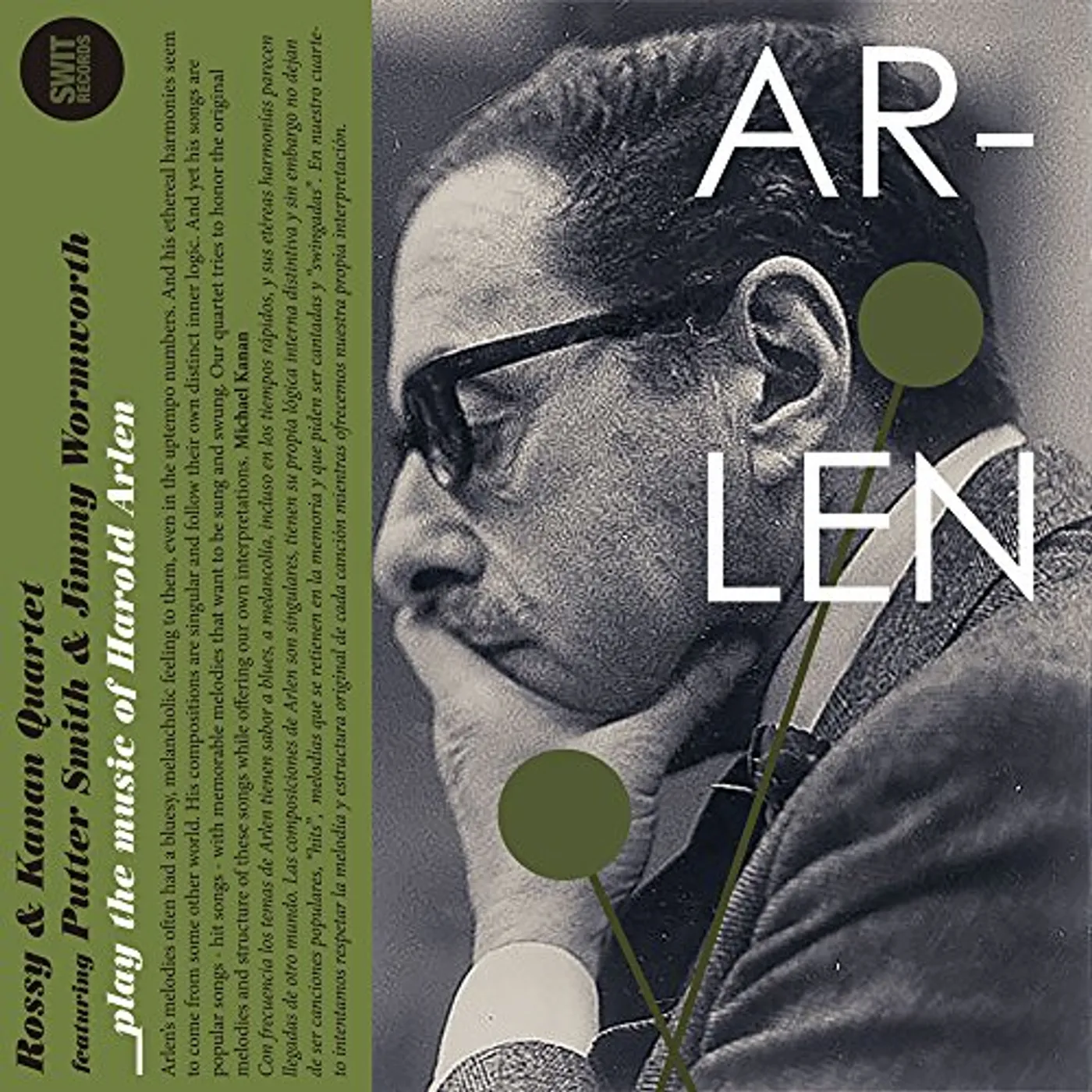 Jorge Rossy PLAY THE MUSIC OF HAROLD ARLEN CD