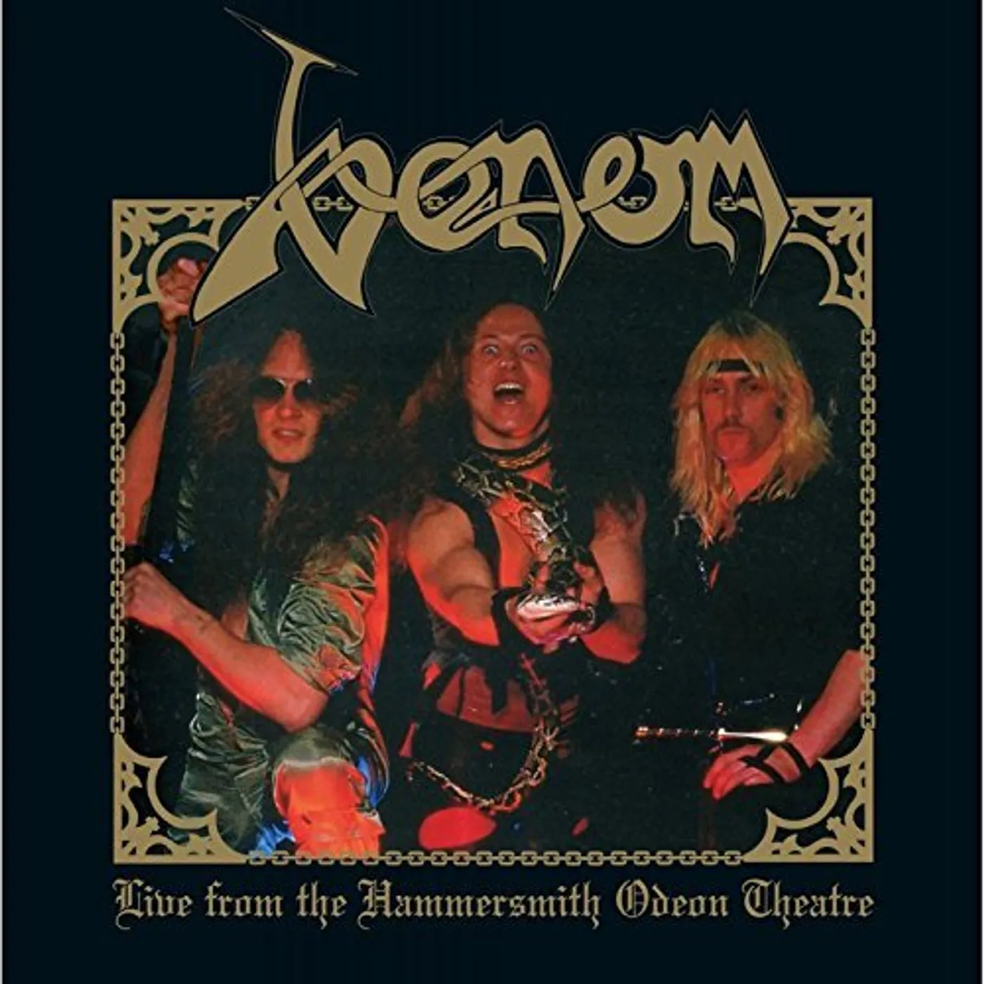 Venom LIVE FROM HAMMERSMITH ODEON THEATRE (GOLD VINYL) Vinyl Record