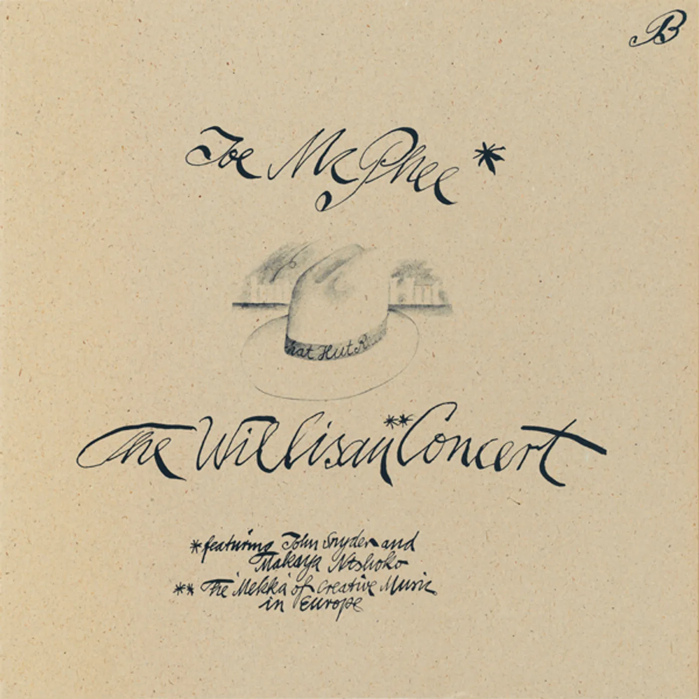 Joe Mcphee WILLISAU CONCERT CD