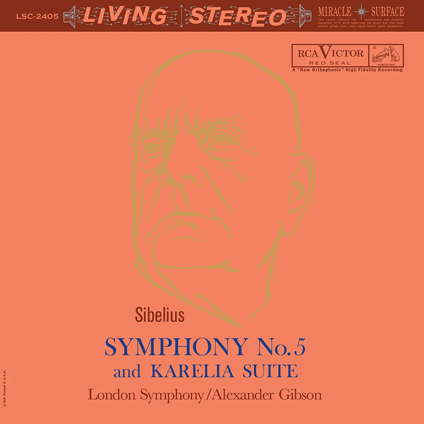 Alexander Gibson SIBELIUS: SYMPHONY NO. 5 & KARELIA SUITE Vinyl Record