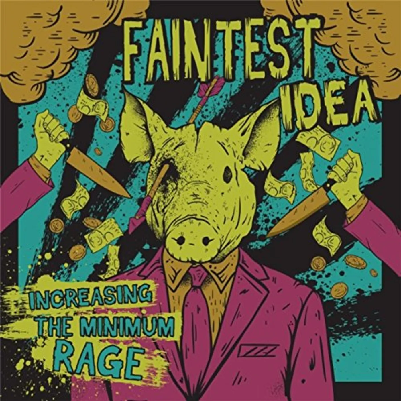 Faintest Idea INCREASING THE MINIMUM RAGE (SLIME VINYL) Vinyl Record