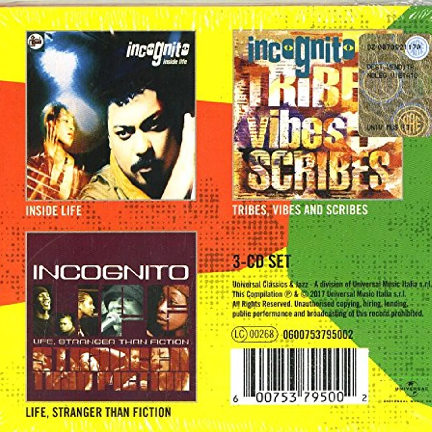 Incognito 3 ESSENTIAL ALBUMS CD