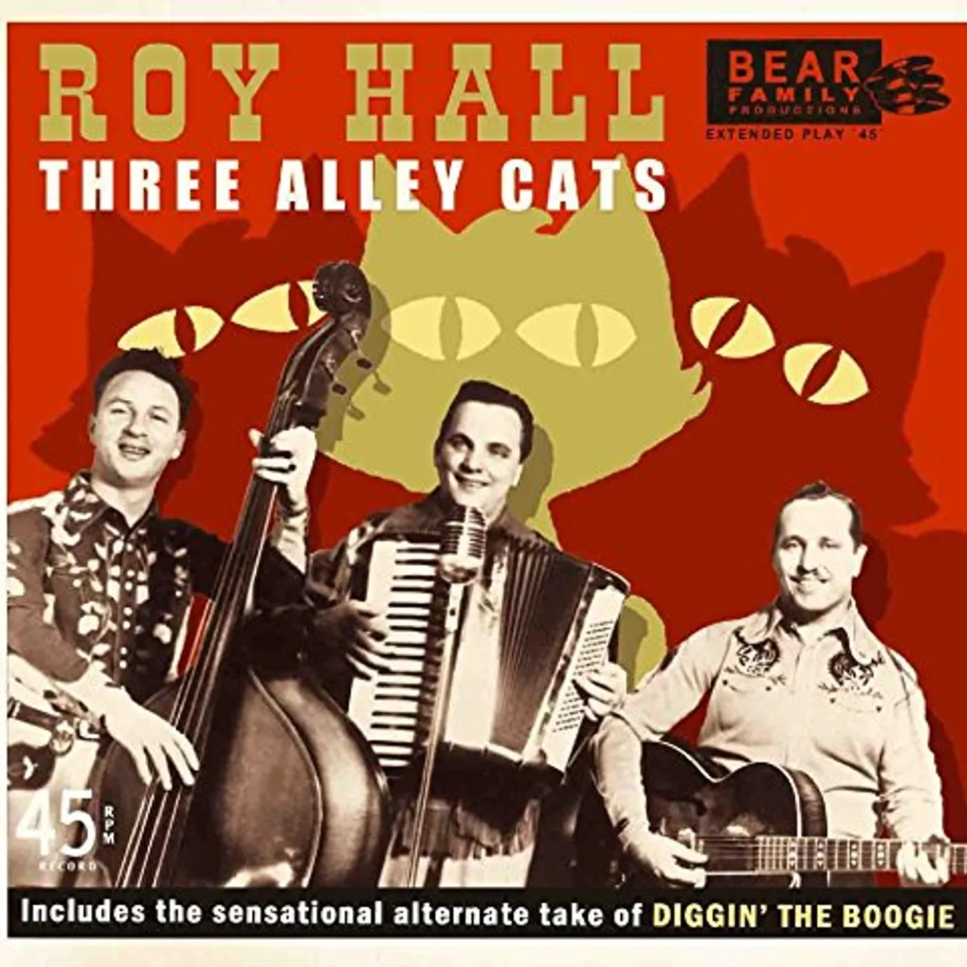 Roy Hall Three Alley Cats Vinyl Record