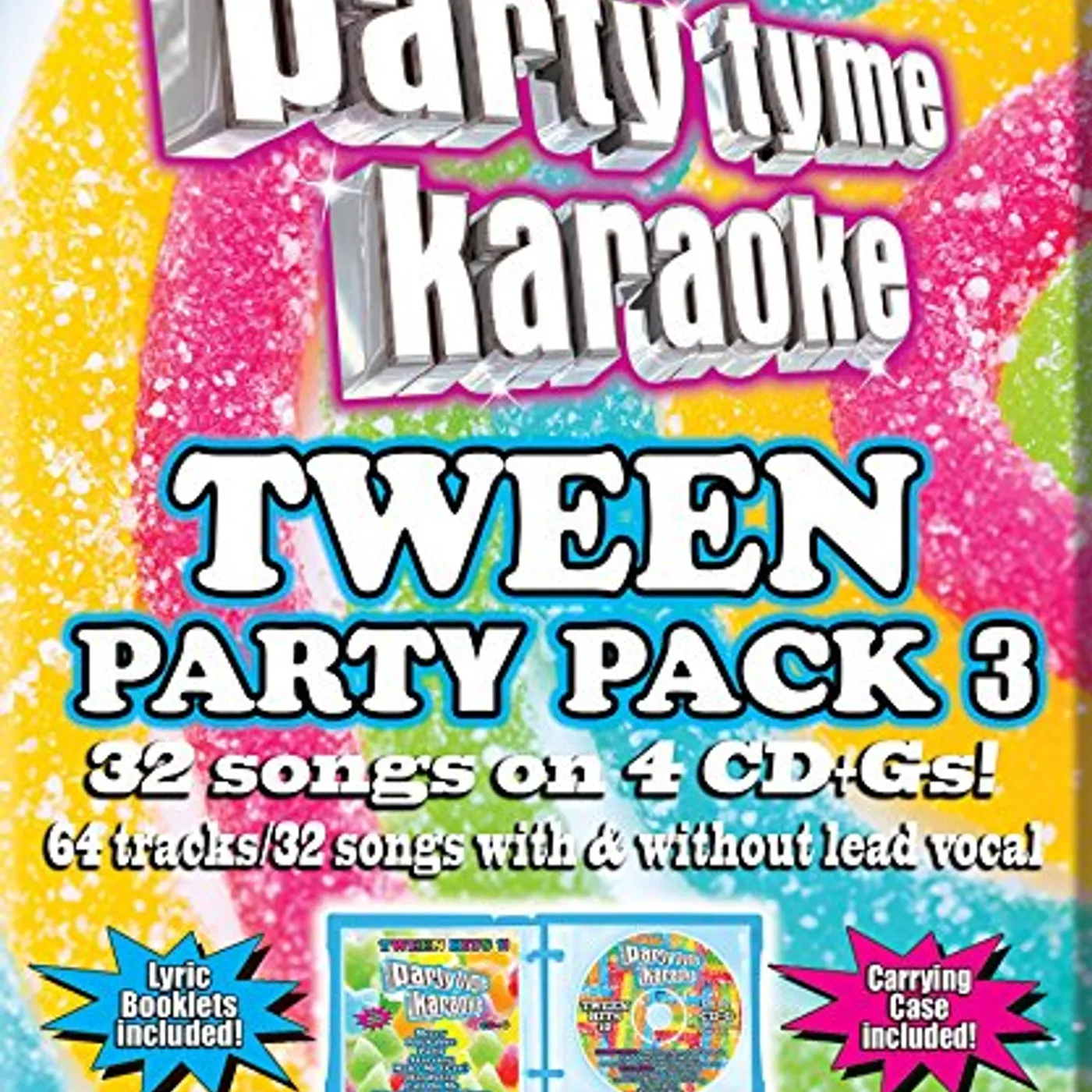 PARTY TYME KARAOKE - TWEEN PARTY PACK 3 (4 CD)(32+32-SONG PARTY PACK) CD