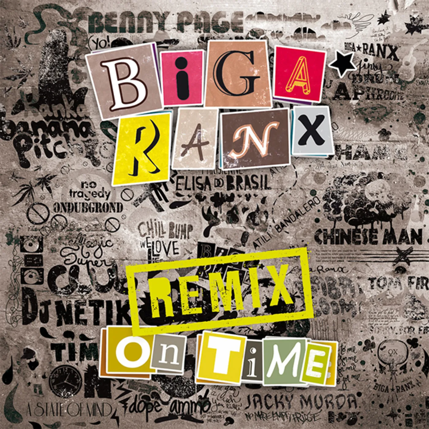 Biga*Ranx On Time Remix Vinyl Record