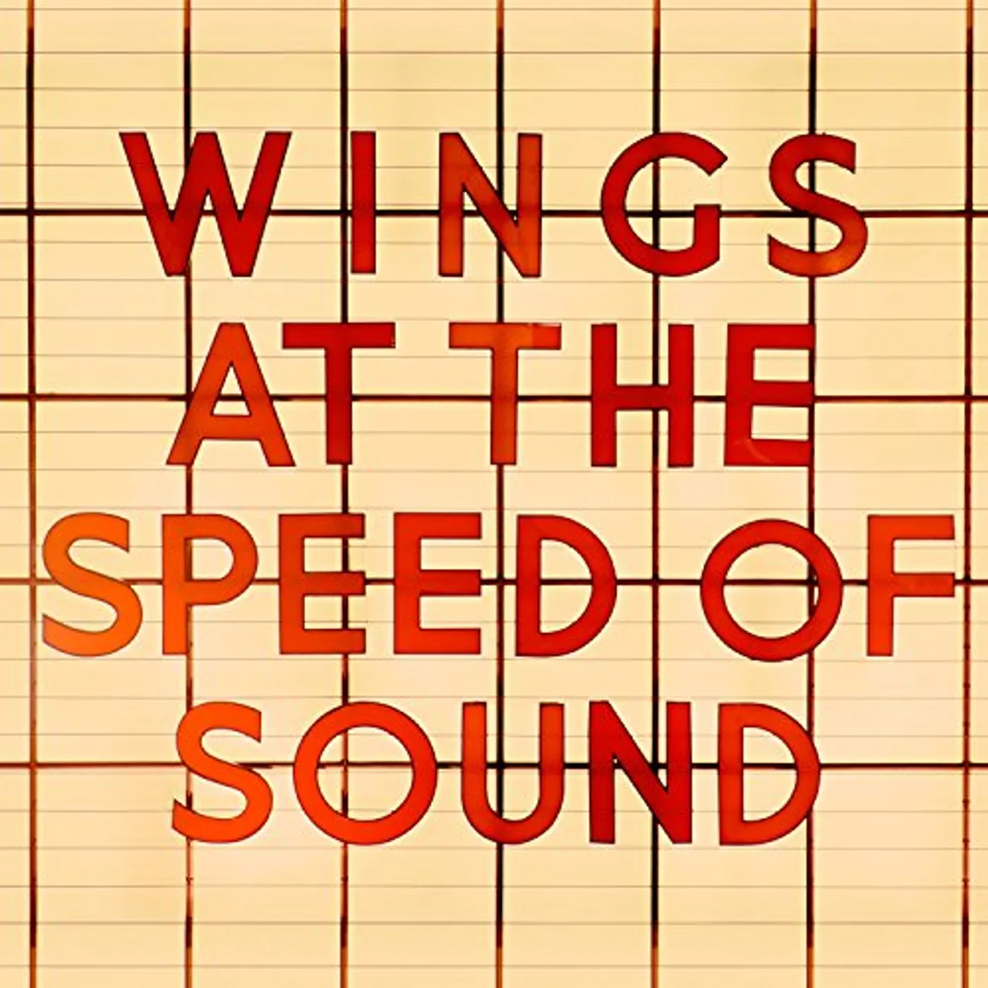 Paul McCartney & Wings AT THE SPEED OF SOUND Vinyl Record