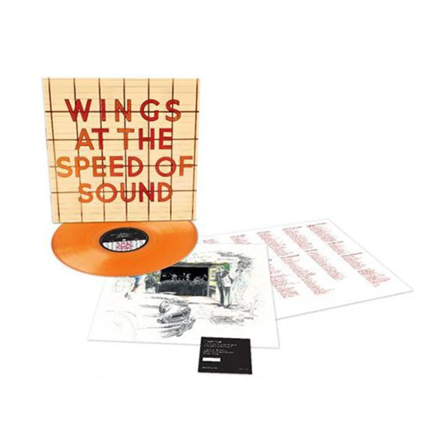 Paul McCartney & Wings AT THE SPEED OF SOUND Vinyl Record