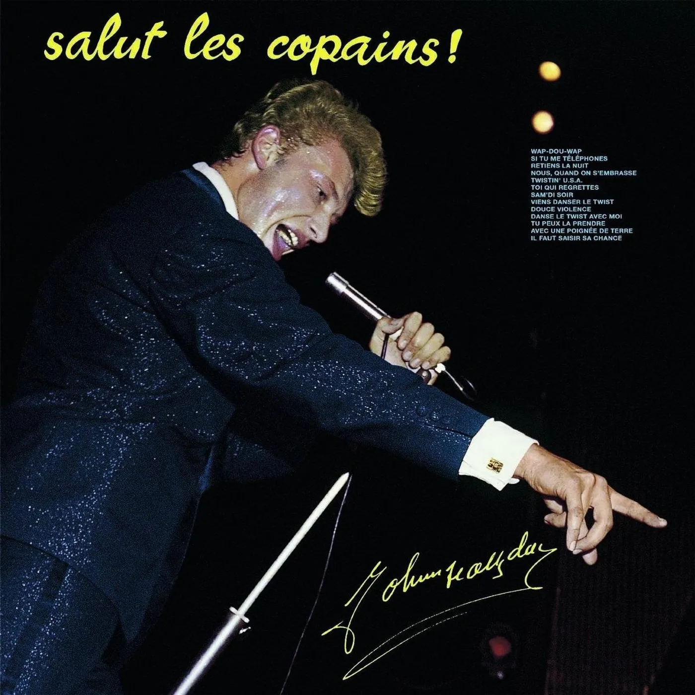Johnny Hallyday Salut Les Copains Vinyl Record