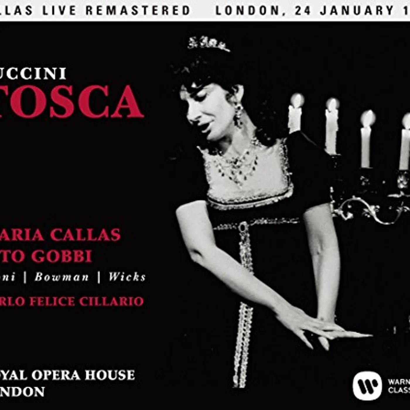 PUCCINI: TOSCA (COVENT CARDEN 2/24/1964) CD