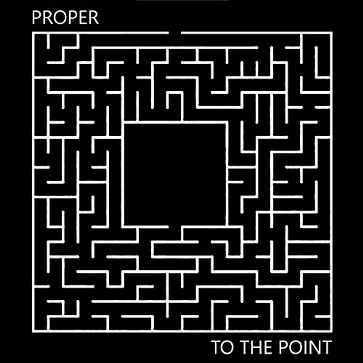 Proper To the Point Vinyl Record