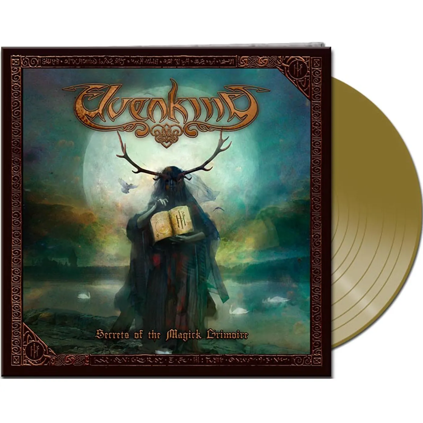 Elvenking SECRETS OF THE MAGICK GRIMOIRE (GOLD VINYL) Vinyl Record
