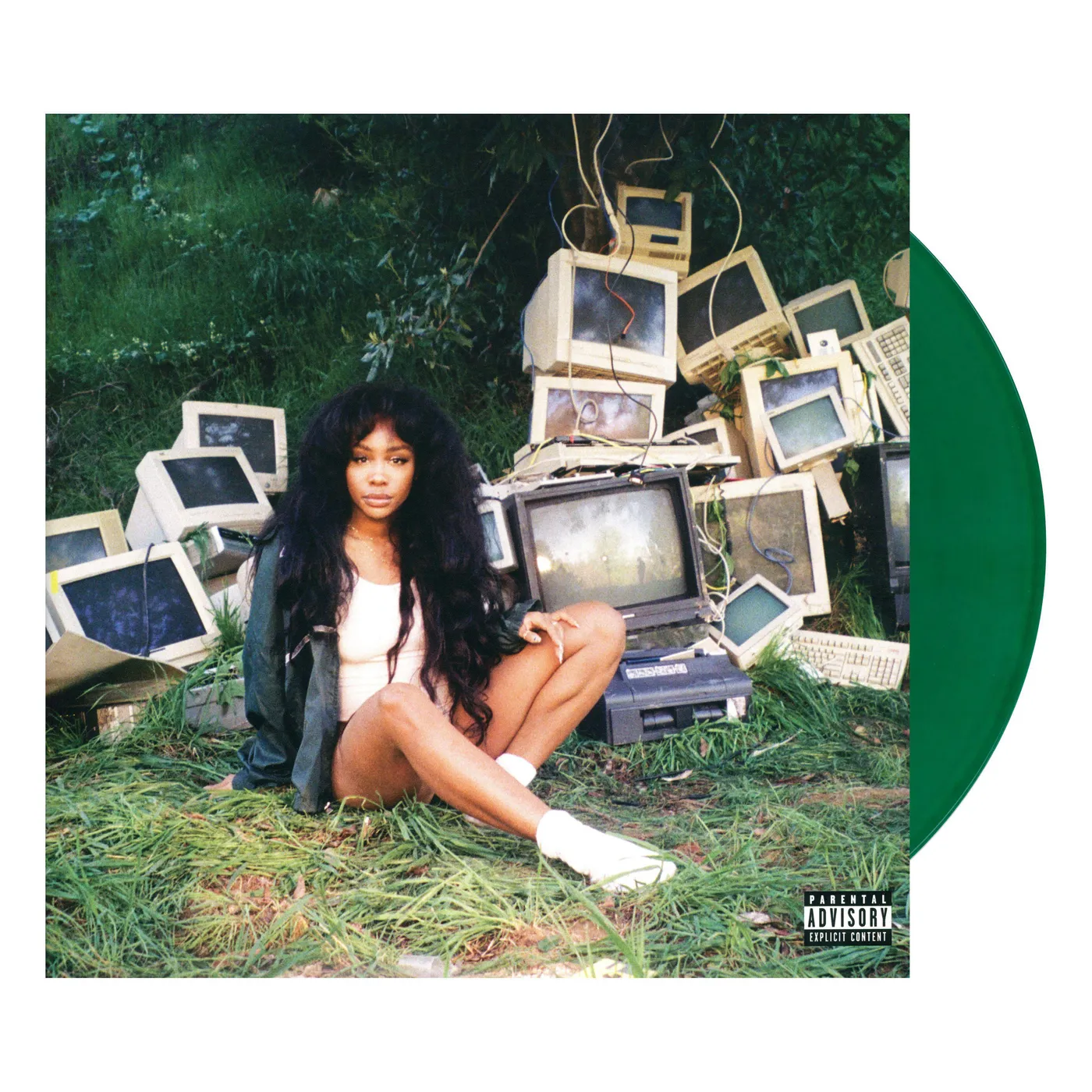 SZA CTRL - Limited Edition Gatefold Green Colored Double Vinyl Record