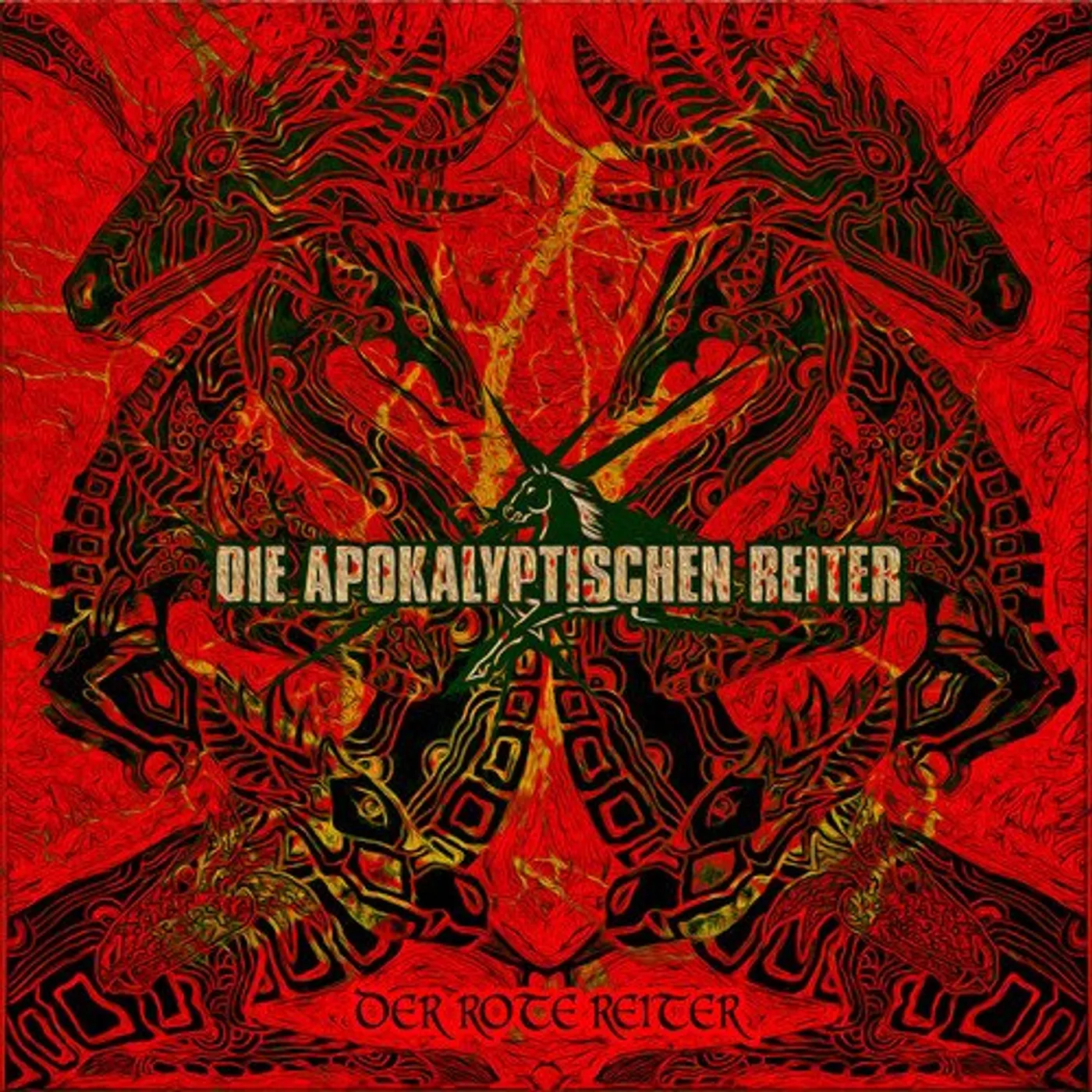 Apokalyptischen Reiter DER ROTE REITER (RED VINYL) Vinyl Record